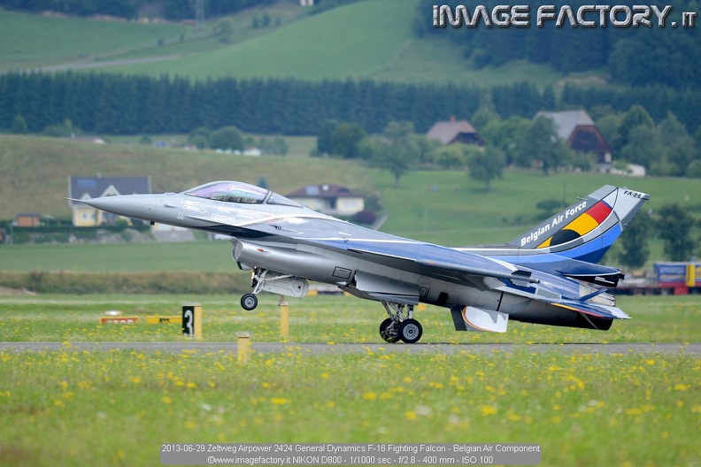 2013-06-29 Zeltweg Airpower 2424 General Dynamics F-16 Fighting Falcon - Belgian Air Component.jpg